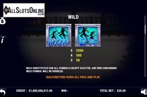 Paytable 2. Battle For Love from Slot Factory