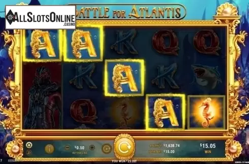 Win Screen 1. Battle for Atlantis from GameArt