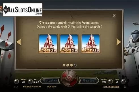 Paytable 4. Battle of Cards from We Are Casino