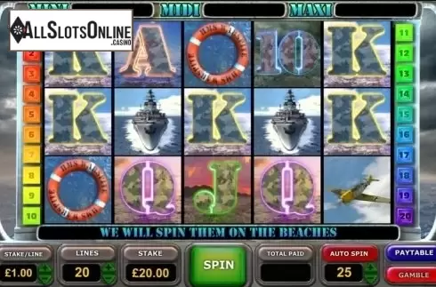 Screen3. Battle of the Atlantic from OpenBet