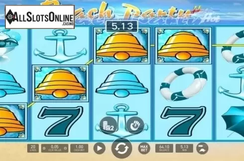 Win Screen. Beach Party Hot from Wazdan