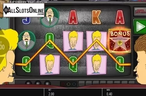 Win Screen. Beavis & Butt-Head from Blueprint