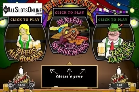 Game Screen 2. Beer Fest from Microgaming