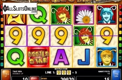 Screen 1. Beetle Star from Casino Technology