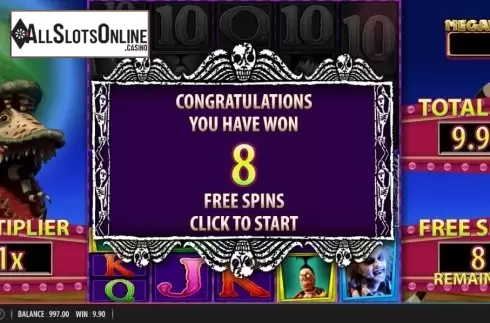 Free Spins 1. Beetlejuice Megaways from Barcrest