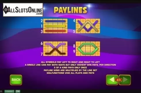Paytable 2. Berry Berry Bonanza from Playtech