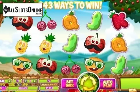 Game Workflow screen . Berry Blast Plus from TOP TREND GAMING