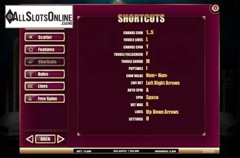 Paytable 4. Best Things in Life from iSoftBet