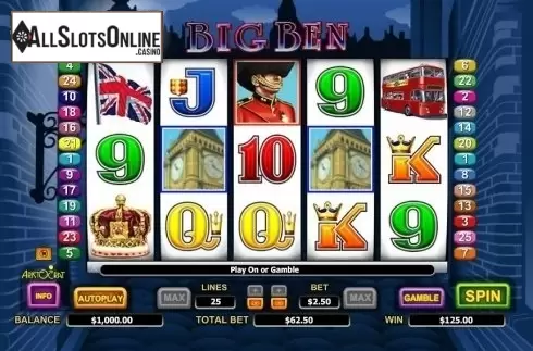 Screen5. Big Ben from Aristocrat