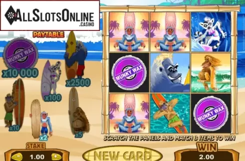 Game Screen. Big Break Scratch Card from Microgaming