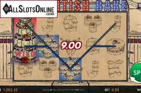 Win Screen. Big British Bake from Genii