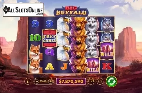 Reel Screen. Big Buffalo (Skywind Group) from Skywind Group