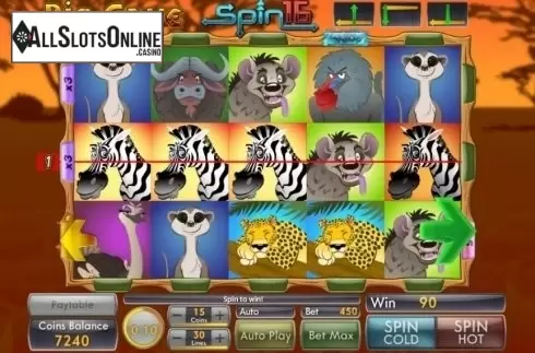 Win Screen 3. Big Game Spins16 from Genii