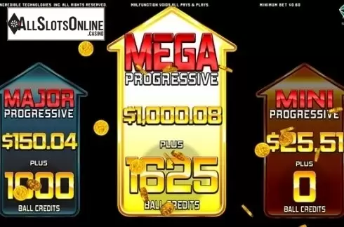Bonus Game. Big Heist Jackpot from Incredible Technologies