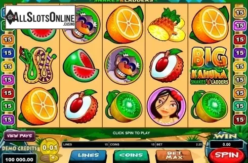Screen6. Big Kahuna - Snakes & Ladders from Microgaming