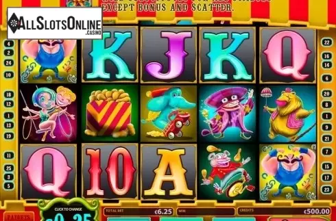 Screen7. Big Top Circus from MultiSlot