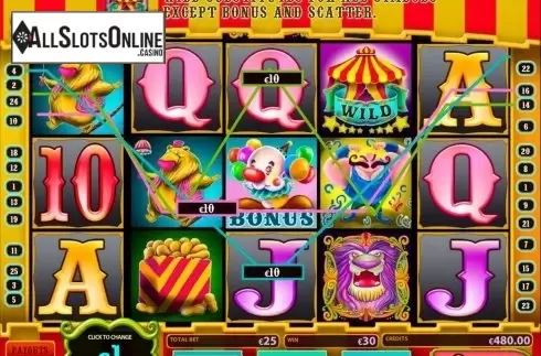 Screen9. Big Top Circus from MultiSlot
