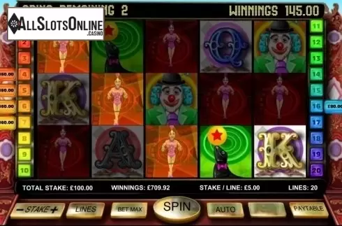 Screen6. Big Top Extravaganza from OpenBet