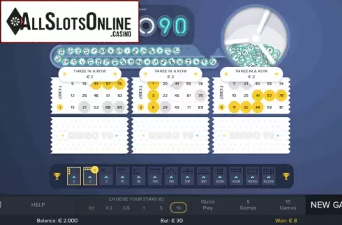 Win screen 1. Bingo 90 (Gluck Games) from Gluck Games