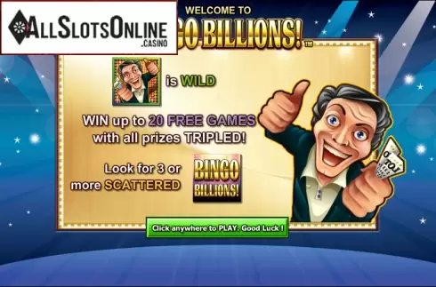 Game features. Bingo Billions from NextGen