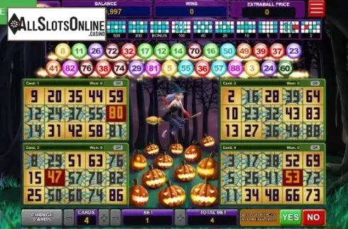 Cash Screen. Bingo Bruxaria from Caleta Gaming