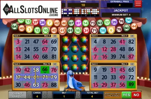Win Screen. Bingo Circus (Caleta Gaming) from Caleta Gaming