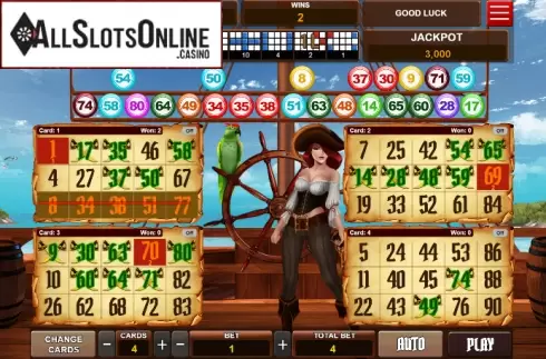 Cash Screen. Bingo Pirata from Caleta Gaming