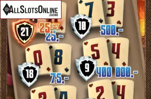 Win screen 1. Black Jack Scratch from gamevy