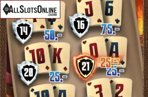 Win screen 2. Black Jack Scratch from gamevy
