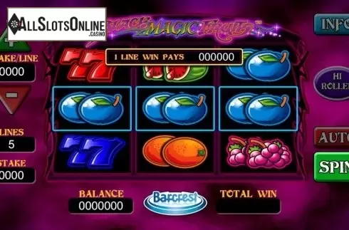 Screen 3. Black Magic Fruits from Barcrest