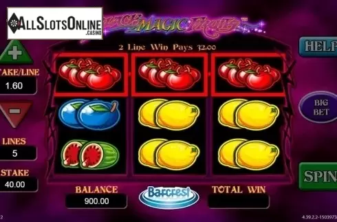 Screen 4. Black Magic Fruits from Barcrest