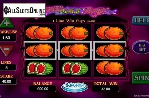 Screen 5. Black Magic Fruits from Barcrest