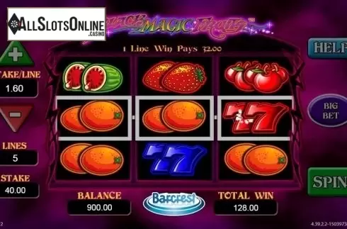 Screen 6. Black Magic Fruits from Barcrest