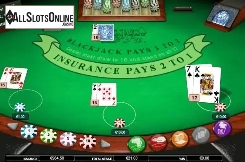 Reel screen. Blackjack Atlantic City MH from NextGen
