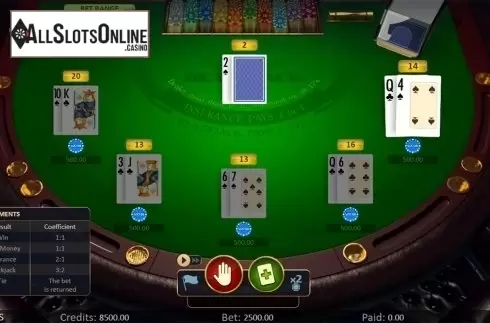 Game workflow. BlackJack High (Playson) from Playson