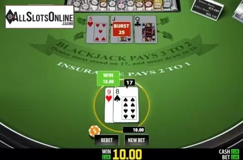 Win screen 3. BlackJack Single (World Match) from World Match