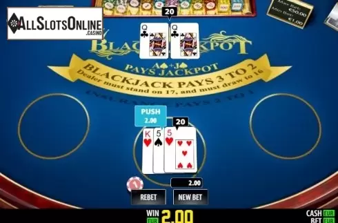 Win screen 2. BlackJackpot Pro (World Match) from World Match