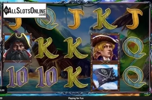 Reel Screen. Blackbeard's Compass from 1X2gaming