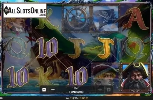 Win Screen 1. Blackbeard's Compass from 1X2gaming