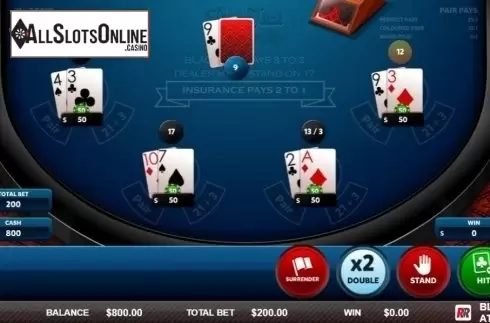 Game Screen 2. Blackjack Atlantic City (Red Rake) from Red Rake