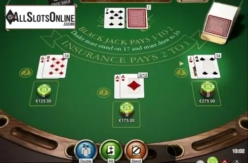 Game Screen. Blackjack Professional Series High Limit from NetEnt