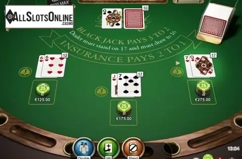 Game Screen. Blackjack Professional Series High Limit from NetEnt
