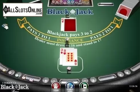 Game Screen. Blackjack Reno (iSoftBet) from iSoftBet