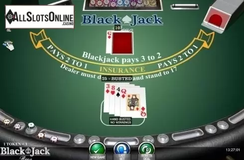 Game Screen. Blackjack Reno (iSoftBet) from iSoftBet