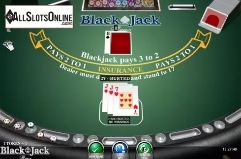 Game Screen. Blackjack Reno (iSoftBet) from iSoftBet