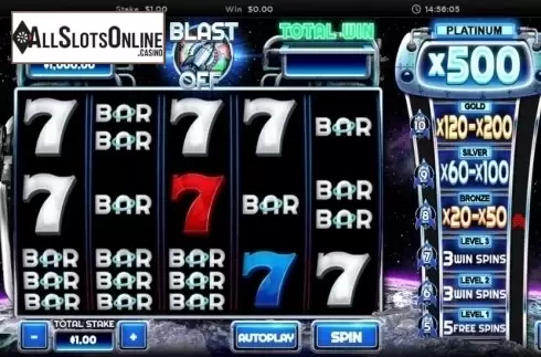 Reel Screen. Blast Off from Northern Lights Gaming