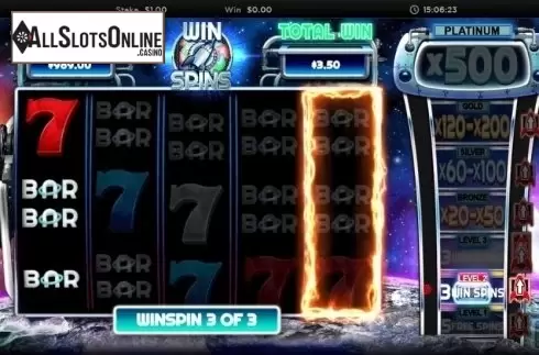 Feature Respin. Blast Off from Northern Lights Gaming
