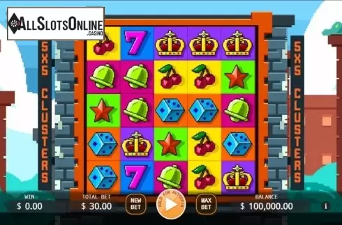 Start Screen. Blocky Block from KA Gaming