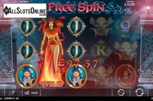 Expanding Sympbols screen. Blood Queen from IronDog