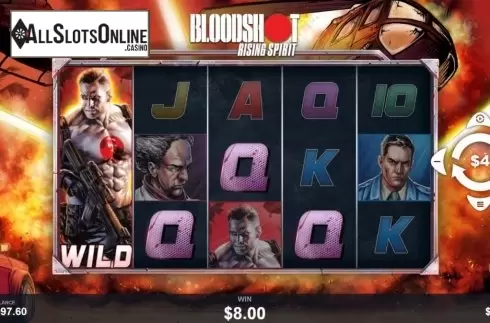Reel Screen 1. Bloodshot Rising Spirit from Pariplay